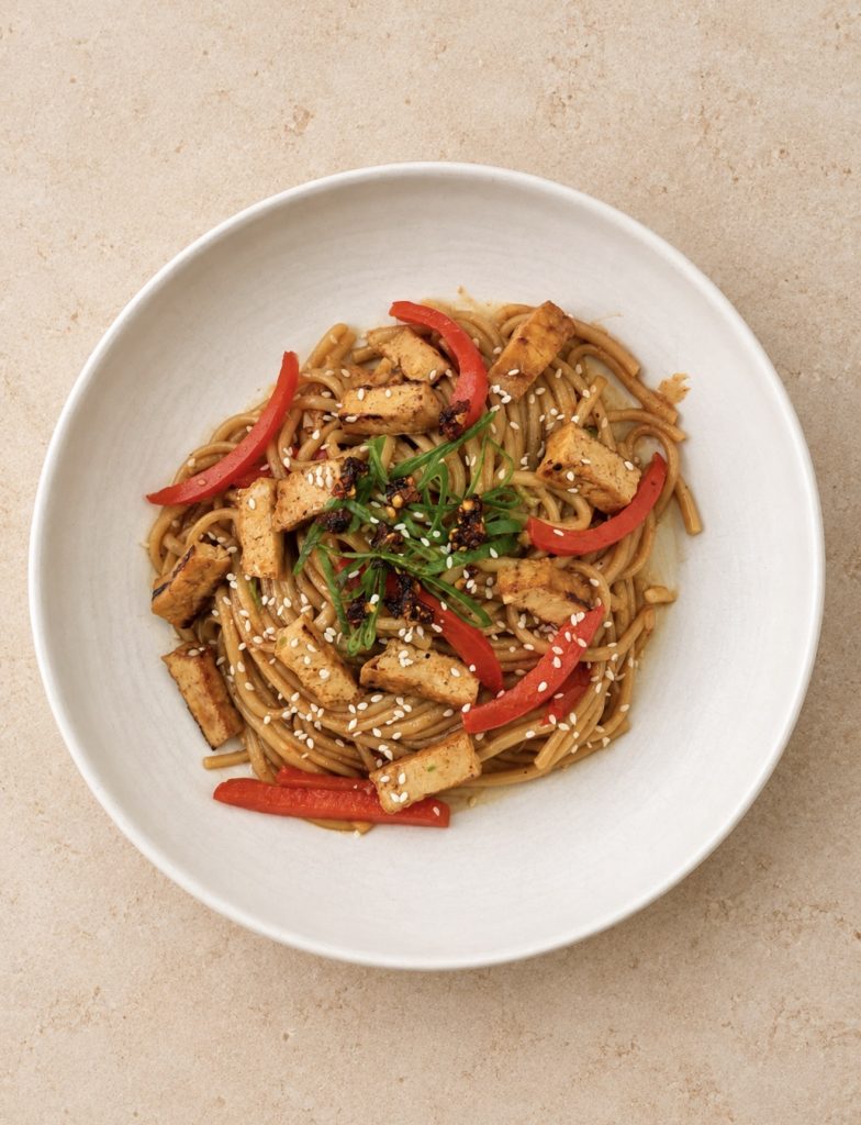 Thai Chilli Tofu Noodles 🇹🇭